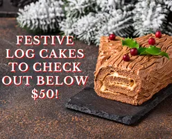 Christmas Party Sets With Log Cakes!